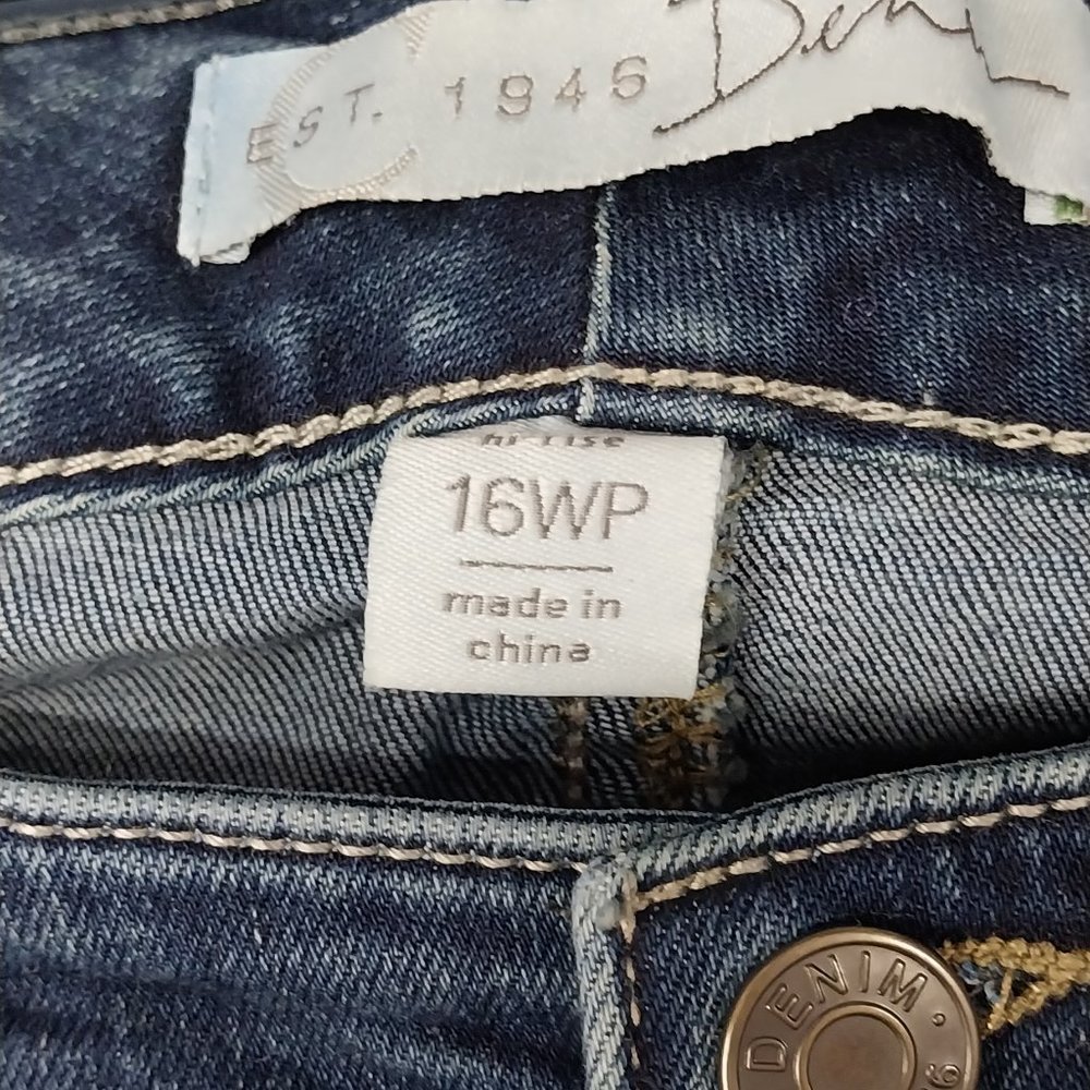 2675 Size 16WP 1946 Upcycled Stretch Bell-Bottoms - Picture 5 of 6